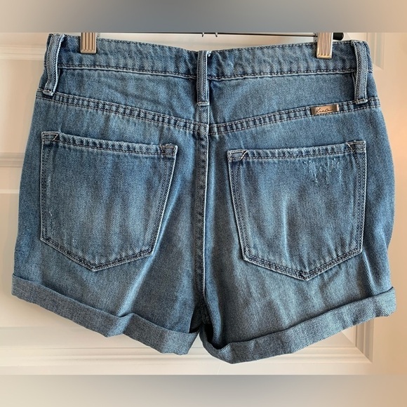 Kancan Ashford Distressed Cuffed Denim Shorts - Picture 11 of 16